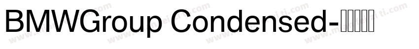 BMWGroup Condensed字体转换